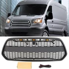 Black Front Grille Fits Ford Transit 150 250 350 Hd 2015-2019 W/light New. Price: $170.00.
