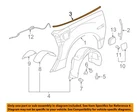 Gm Oem 05-13 Corvette Quarter Panel Components-upper Seal 15881432 New. Price: $160.15.