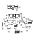 Genuine Mopar Hex Head Screw And Washer 68256918AA New. Price: $6.40.