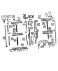 Genuine Mopar Side Panel Reinforcement Left 68167633AA New. Price: $25.84.