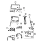 For Jeep Wagoneer 2022-2025 Mopar 68422759AA Quarter Panel Extension New. Price: $59.20.