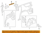 Gm Oem 18-24 Traverse Limited Quarter Panel Inner Structure-upper Extn 23208396 New. Price: $38.44.