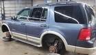 04 05 Explorer Left Bare Metal Quarter Panel; W/wheel Lip Moulding Option Used. Price: $375.00.