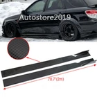 For Subaru Impreza Wrx Sti Carbon Fiber Side Skirt Extension Splitter Rocker New. Price: $57.99.