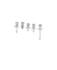 Genuine Mopar Hex Head Screw And Washer 6512773AA Qty New. Price: $17.96.