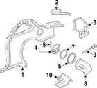 Genuine Gm Lower Filler 22589527 New. Price: $19.44.
