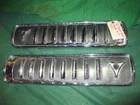 Mopar 2252204 2252205 Quarter Trim Pair 1962 Polara 500 Nice Used Emblems. Price: $595.00.
