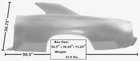 1966-67 Chevelle Ss/ Coupe Quarter Panel Full W/sail Attached Lh New. Price: $637.13.