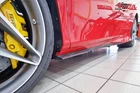 Ferrari F8 Tributo - Spider Carbon Fiber Rocker Panels Side Skirts Underdoor New. Price: $3860.00.