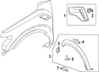 Genuine Ford Wheel Opening Molding NL3Z-16038-BAPTM New. Price: $860.20.
