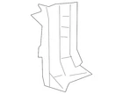 Genuine Toyota Inner Quarter Panel 61618-0R050 New. Price: $54.41.