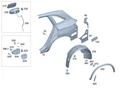 Genuine Mercedes-benz Vent Flap 254-830-29-01-64 New. Price: $17.40.