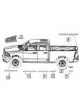 Genuine Mopar Box Side Decal Right 5182406AA New. Price: $39.16.