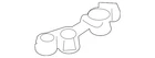 Genuine Nissan Rear Body Panel Bracket H5042-6TAMA New. Price: $6.39.