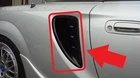 Toyota Genuine MR2 Spyder ZZW30 Garnish Sub-assy, Quarter Panel Air Inlet Black New. Price: $125.00.