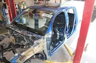 22-24 Frontier Pro-x Blue Crew Cab With Sunroof Assembly Bare Only!!!!! Used. Price: $2850.00.