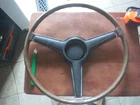 1970 Dodgr Challenger Plymouth Cuda Chrysler Woodgrain Steering Wheel Charger Used. Price: $150.00.