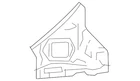 Genuine Mazda Quarter Panel Reinforcement GHY1-70-40X New. Price: $230.36.
