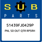 Subaru Pnl Sd Out Qtr RP5RH 51439FJ0429P, New Genuine Oem Part. Price: $1979.75.