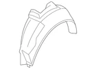 Genuine Nissan Quarter Panel Splash Shield 76749-9N00A New. Price: $126.85.