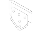 Genuine Mitsubishi Rear Body Extension 5281A610 New. Price: $143.74.
