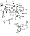 Genuine Mopar Exhauster 68640244AA New. Price: $6.86.