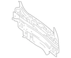 Genuine Mercedes-benz Rear Body Panel 207-640-07-71 New. Price: $560.40.