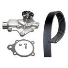 For Jeep Wrangler 87 Engine Coolant Water Pump And Serpentine Belt Kit New. Price: $73.22.
