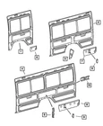 Genuine Mopar Quarter Inner Reinforcement 5121706AA New. Price: $57.99.