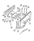 Genuine Mopar Box Side Brace Right 68106098AA New. Price: $31.99.