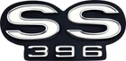 1967 Chevelle Ss 396 Rear Trunk Panel Emblem Gm Licensed New. Price: $28.95.