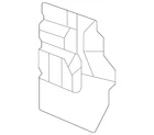 Genuine Honda Mud Guard 74475-3W0-A00 New. Price: $38.54.