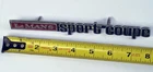1973-1977 Pontiac Lemans Sport Coupe Fender Quarter Emblem Oem Gm 490626 Used. Price: $37.99.