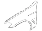 Genuine Bmw Fender Assembly 41-00-7-930-973 New. Price: $1218.83.