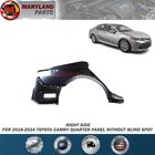 For 2018-2024 Toyota Camry Right Quarter Panel Without Blind Spot Passenger Side New. Price: $449.99.