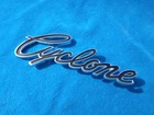 Nos Ford 1968-70 Mercury Cyclone Gt Rear Fender 1/4 Emblem Script New ** Read. Price: $39.99.
