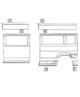 Genuine Mopar Body Side Aperture Panel Left 68095756AB New. Price: $319.00.