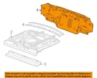 Gm Oem 13-19 Xts Floor Body-rear Panel 84269137 New. Price: $711.42.