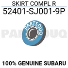 52401SJ0019P Genuine Subaru Skirt Compl 52401-SJ001-9P New. Price: $133.96.