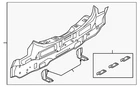 Genuine Nissan Rear Body Panel G9110-3NFMA New. Price: $336.89.