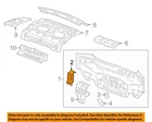 Gm Oem 16-19 Cruze Rear Floor Body-side Bracket 23429897 New. Price: $55.07.