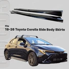 Fit 2019-2026 Toyota Corolla Hatchback Side Body Skirts Rocker Panels Extension New. Price: $168.69.