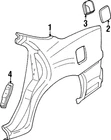 Genuine Gm Quarter Panel 88950746 New. Price: $1374.29.