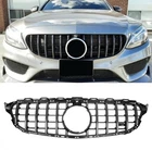 Front Grille For 2015-2018 Mercedes-benz W205 C-class C200-C400 Gt Style New. Price: $70.00.