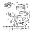 For Ram 1500 2019-2022 Mopar 68322887AA Box Side Brace New. Price: $33.21.
