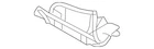 Genuine Ford Quarter Panel Gutter 8S4Z-5445114-A New. Price: $65.19.