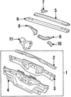 Genuine Gm Panel Below Lid 12536997 New. Price: $69.69.