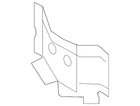 Genuine Audi Rear Body Panel Filler 8S0-813-561 New. Price: $104.06.