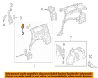 Gm Oem 18-23 Enclave Quarter Panel Structure-inner Brace Bracket 84070467 New. Price: $34.05.