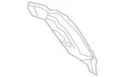 Genuine Gm Quarter Panel Extension 25794961 New. Price: $41.52.